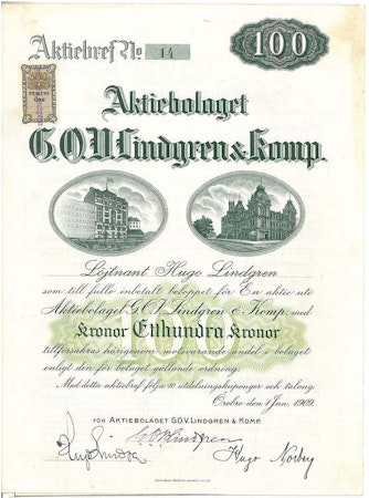 Lindgrens & Komp, AB G.O.D. 100 kr