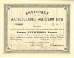 Martebo Myr, AB, 100 kr