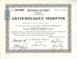 Maryvik, AB, 5000 kr