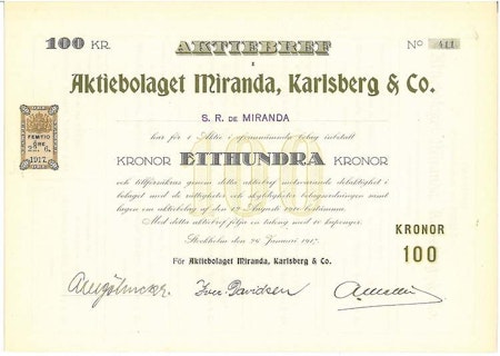 Miranda, Karlsberg & Co. AB
