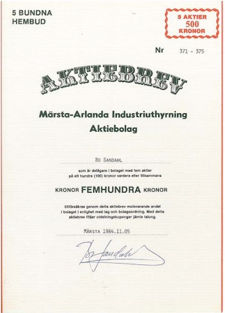 Märsta-Arlanda Industriuthyrning AB