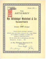 Nya AB Westerlund & Co. Karamellfabrik