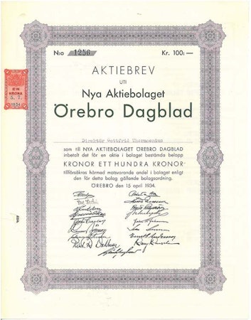 Nya AB Örebro Dagblad