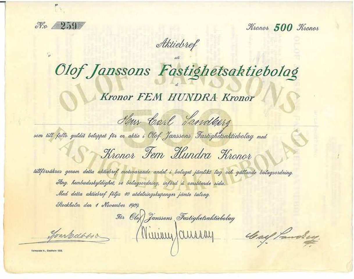 Olof Janssons Fastighets AB