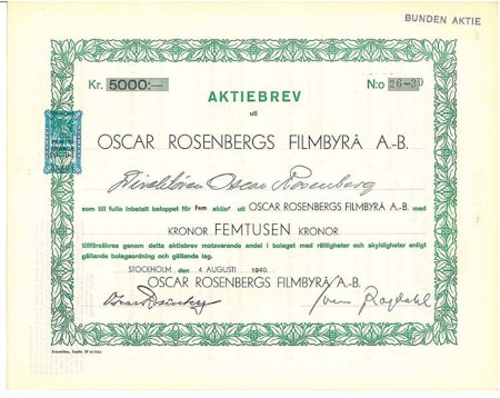 Oscar Rosenbergs Filmbyrå AB