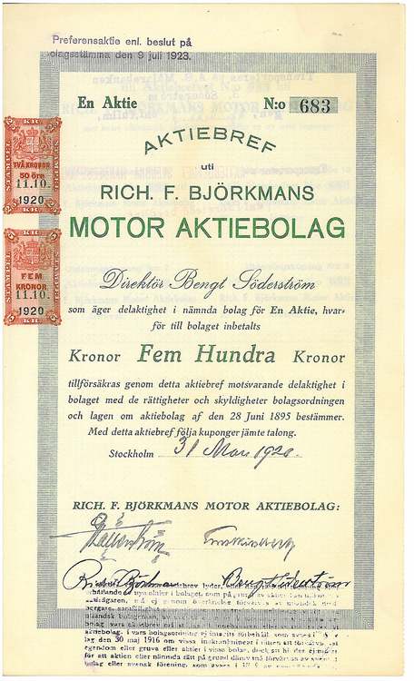 Rich.F.Björkmans Motor AB