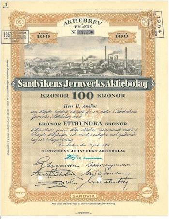 Sandvikens Jernverks AB, 1951