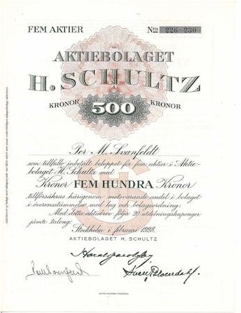 Schultz, H. AB