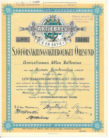 Sjöförsäkrings AB Öresund 1938