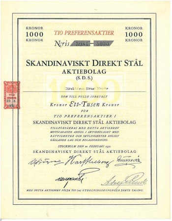 Skandinaviskt Direkt Stål AB (SDS