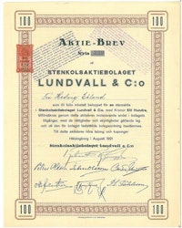 Stenkols AB Lundvall & Co