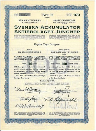 Svenska Ackumulator AB Jungners