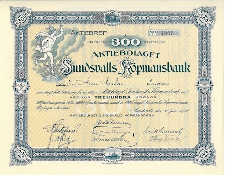 Sundsvalls Köpmansbank, AB