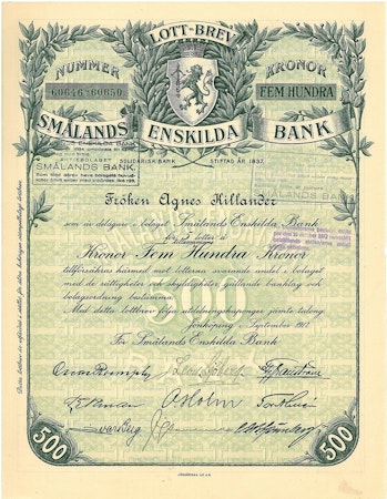 Smålands Enskilda Bank, AB,