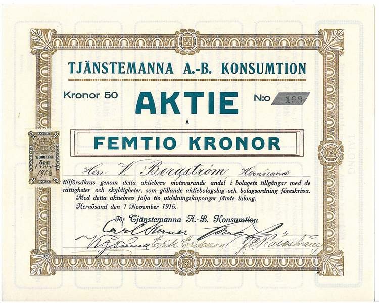 Tjänstemannas AB Konsumtion