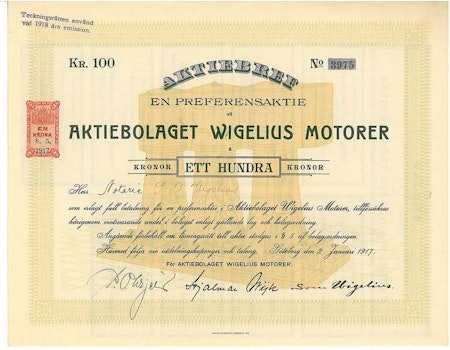 Wigelius Motorer, AB