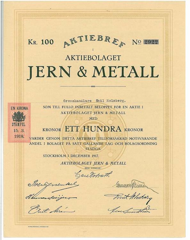 Jern & Metall, AB