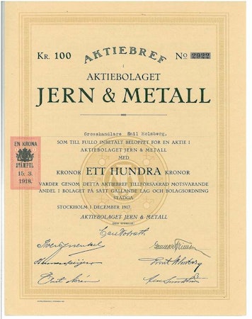 Jern & Metall, AB