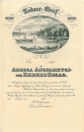 Arboga Ångfartyg o Rederi-Bolag 1837