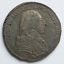 *Gustav IV Adolf, 1/6 Riksdaler 1807