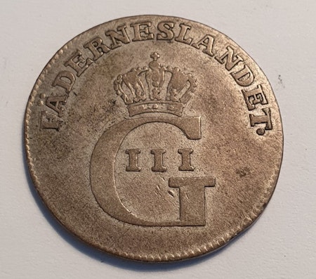 Gustav III, 1/12 Riksdaler, 1778