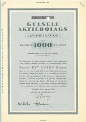 Gulsele AB, 3,6% Obl.