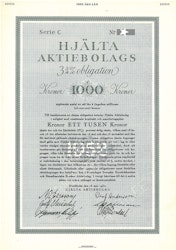 Hjälta AB, 3 3/4%, 1952
