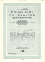 Holmsunds AB, 3 1/4%, 1 000 kr