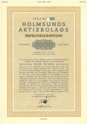 Holmsunds AB, 3 1/4 %, 5000 kr