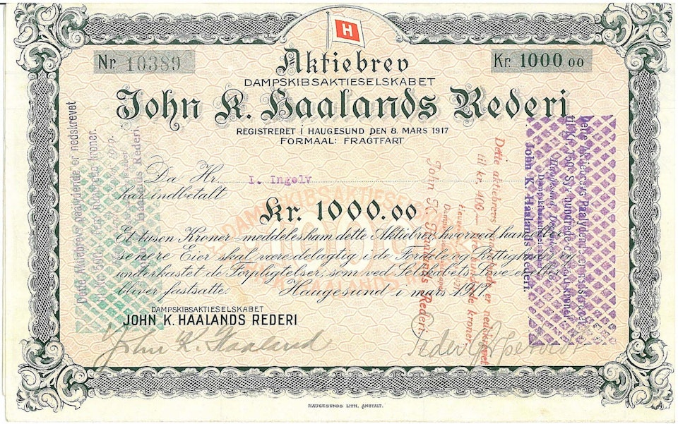 Johan K. Haalands Rederi AS