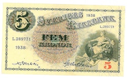 5 kronor 1936