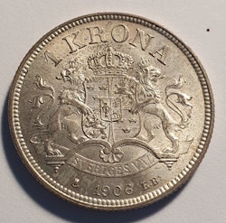 Oskar II 1 krona 1906