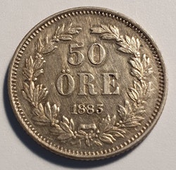 Oskar II 50 öre 1883