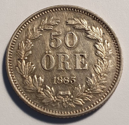 Oskar II 50 öre 1883