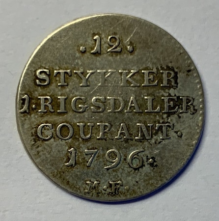 1796, Christian VII, 1/15 Speciedaler