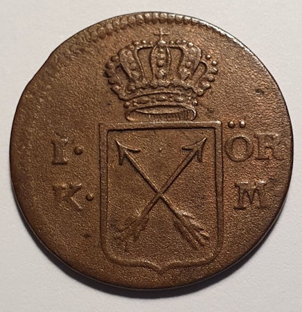 Gustav III, 1 Öre KM, 1778