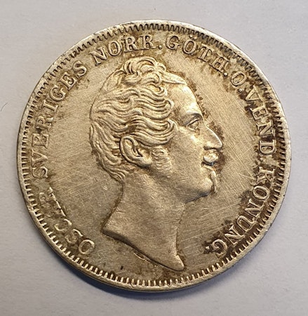 Oscar I, 1/4 Riksdaler Specie 1846