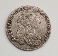 1717, Fredrik IV, 16 Skilling/ 1 mark