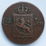 1820, Carl XIV Johan, 1 Skilling