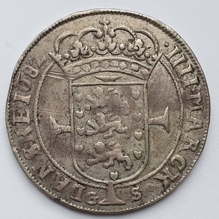 1682, Christian V, 4 mark