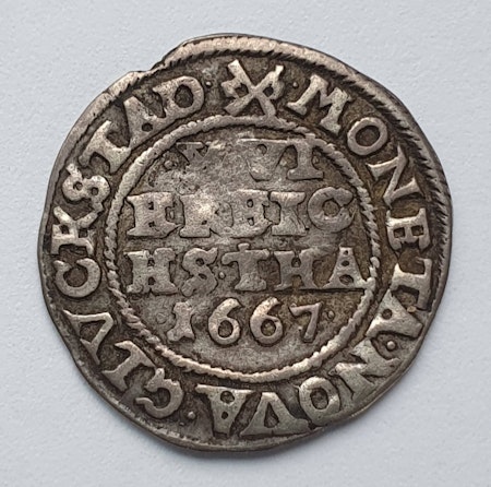 1667, Fredrik III, 3 Skilling