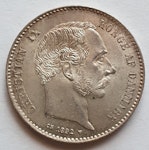 1892, Christian IX, 1 Krona