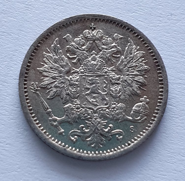 25 Penniä 1872