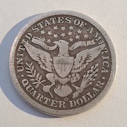 Quarter 1/4 dollar 1897 O