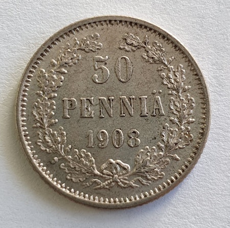 50 Penniä 1908