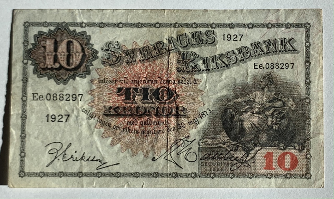 10 kronor 1927