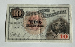 10 kronor 1929