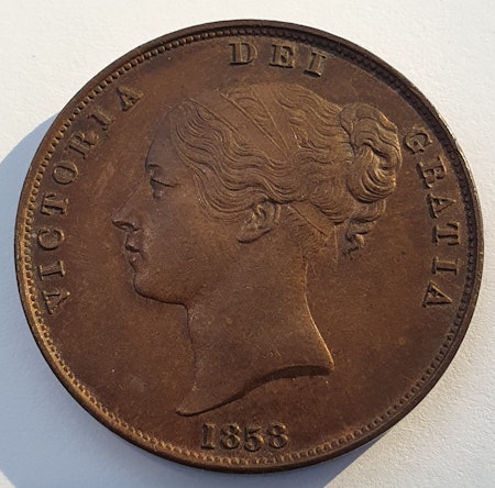 Victoria, 1 Penny 1858