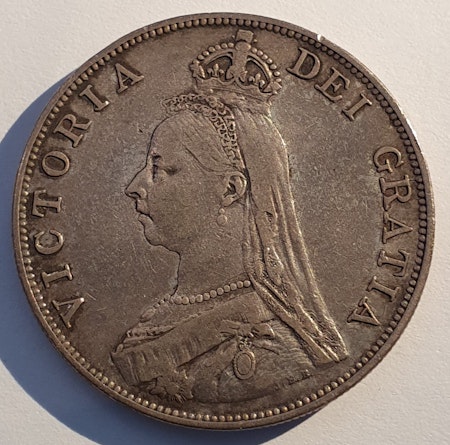 Victoria, 2 florin 1890