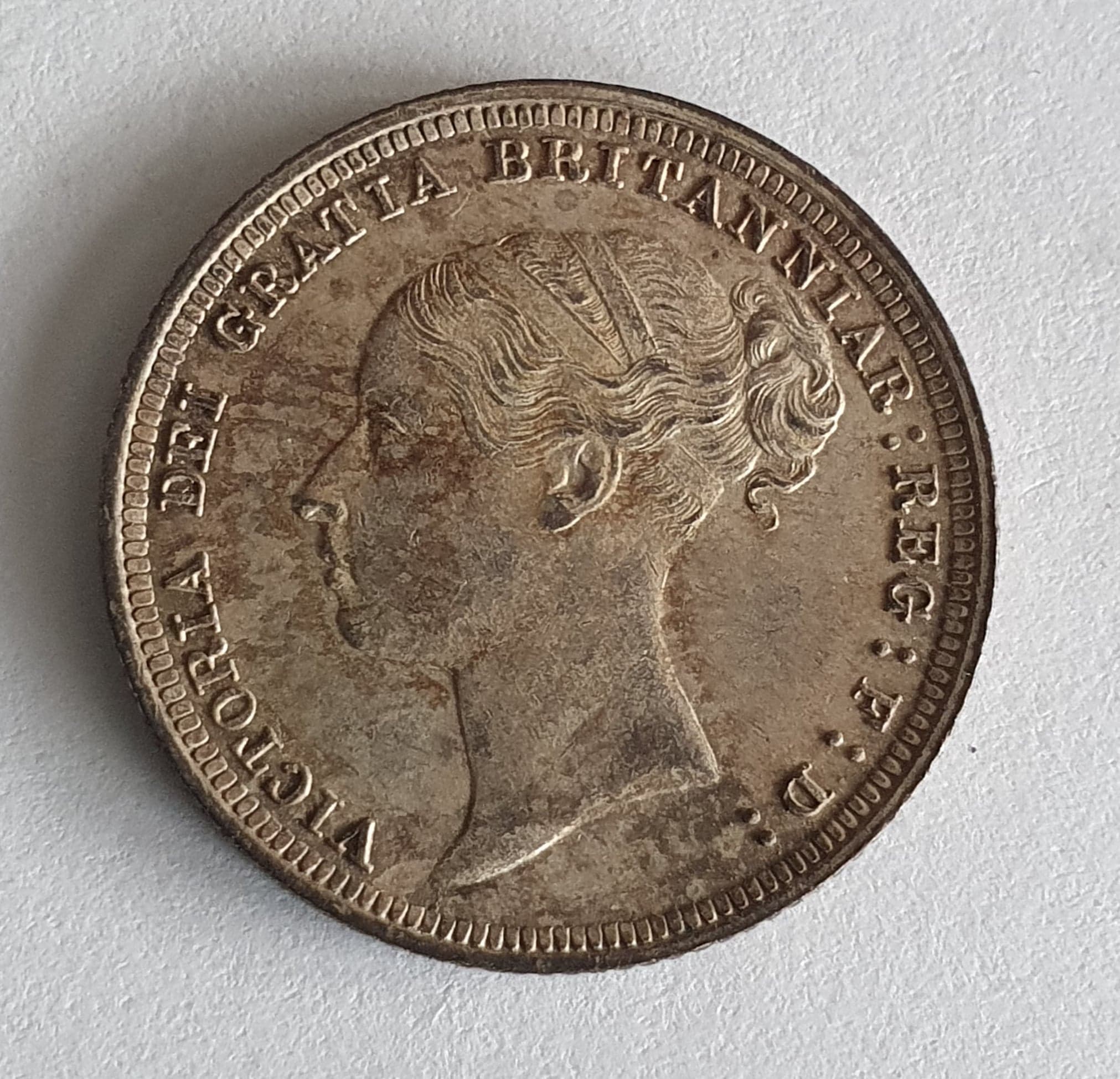 Victoria, 6 pence 1886